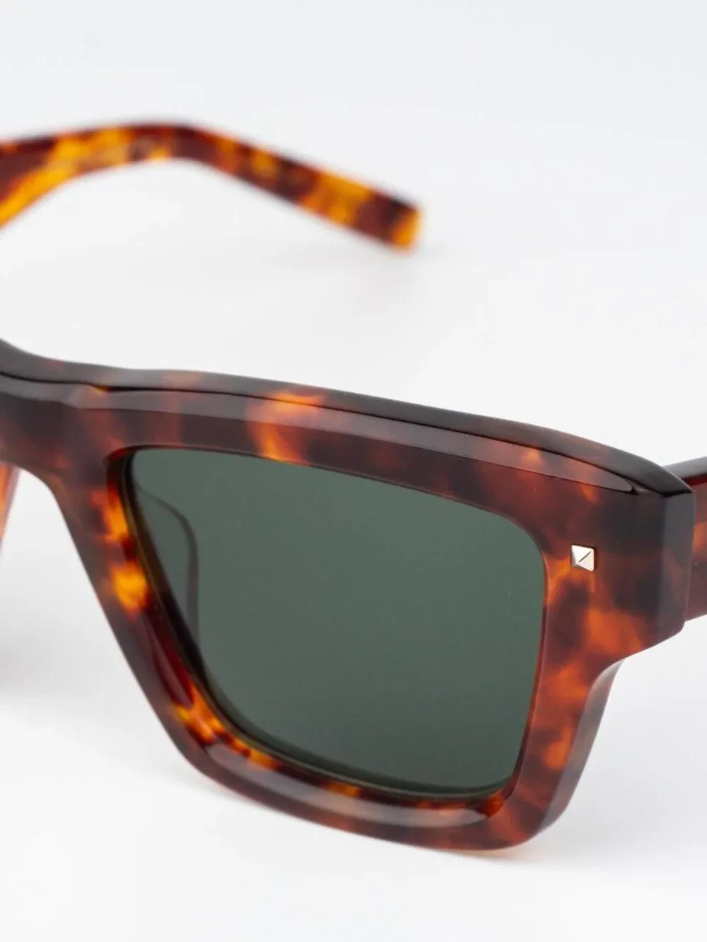 Valentino Men Sunglasses Havana Green Square XXII VLS-106 X